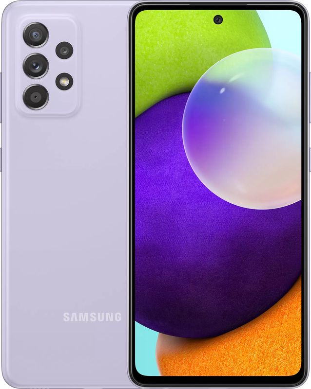 Смартфон Samsung Galaxy A52 4/128GB Awesome Violet (SM-A525F) Лаванда Ростест Оф. Гарантия