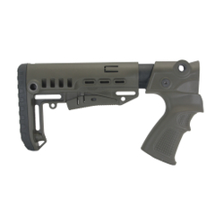 Телескопический приклад на МР-155, DLG Tactical. Черный