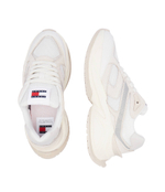 Кожаные кроссовки trendy retro runner Tommy Jeans - экрю(EN0EN02550)