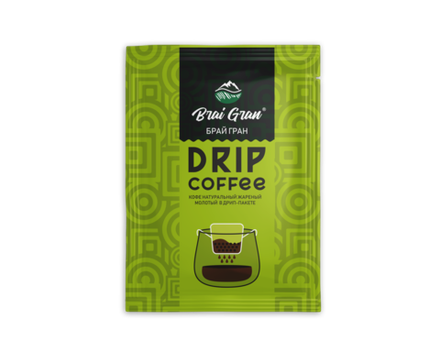 Кофе «Брай Гран» в дрип-пакете, 8 гр (0,8 б)