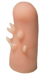 Страпон премиум класс (S) WOMAN MEDIUM с 3 насадками (Цвет: телесный с черным)