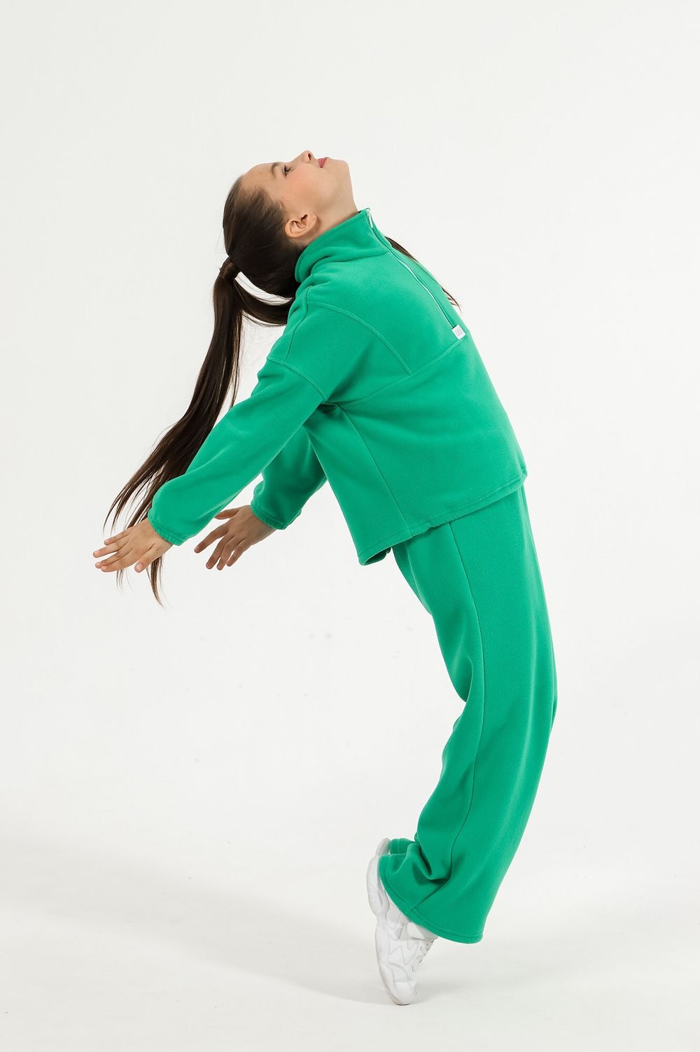 Костюм для девочки Скай-1 Виотекс ЗЕЛЁНЫЙ