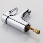 Смеситель для раковины 40к F1268 FRAP с гигиенической лейкой (литой, п/шпильку,  ХРОМ, латунь)