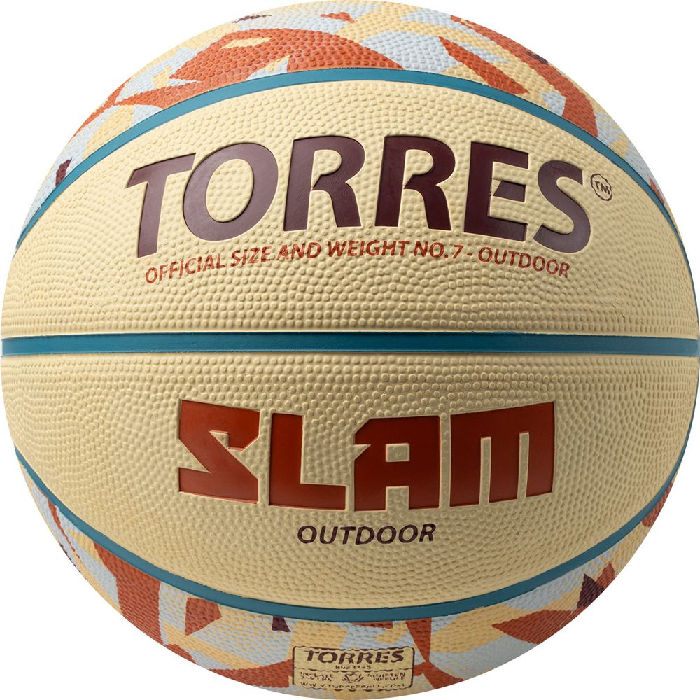 Мяч баскетбольный TORRES Slam B023147, размер 7