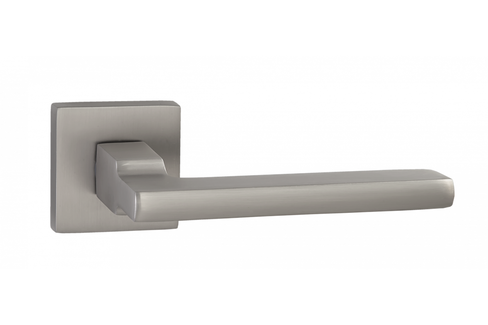 Ручки для дверей (комплект на дверь)  раздельная  Puerto (Пуэрто) AL 514-03  МSN никель супер матовый