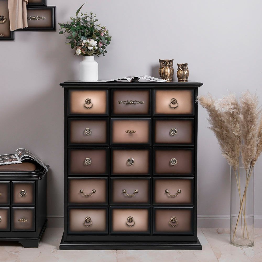 Тумба Пандора 3 Орех Оберджин Шоколад