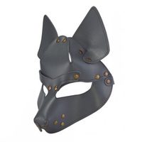 Серая маска с клепками Волк Sitabella Wolf BDSM Accessories 3416-6