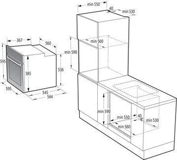 Духова шафа Gorenje BPSA6747A08BG