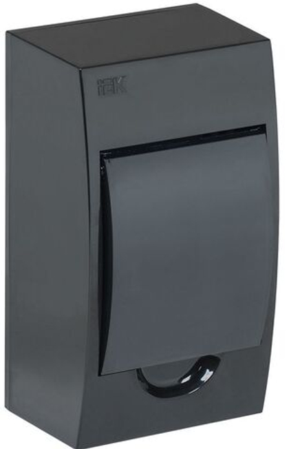Корпус пластиковый ЩРН-П-4 IP41 черный KREPTA IEK