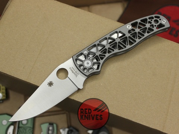 Нож Spyderco Edgerati - сатин клинок, рукоять светлый алюминий