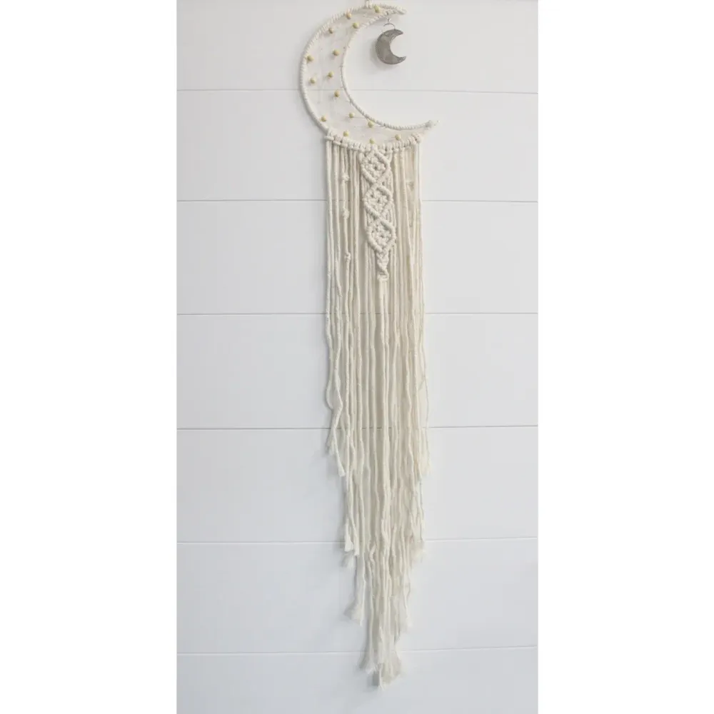 Украшение-оберег «Ловец Снов-Полумесяц» 20*100см Украшение-оберег «Ловец Снов-Полумесяц» 20*100см