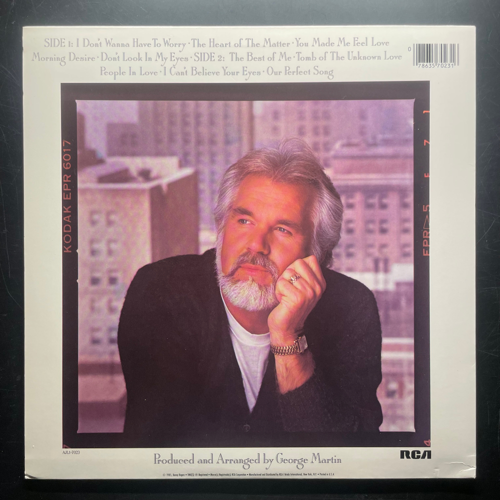 Kenny Rogers ‎– The Heart Of The Matter (США 1985г.)