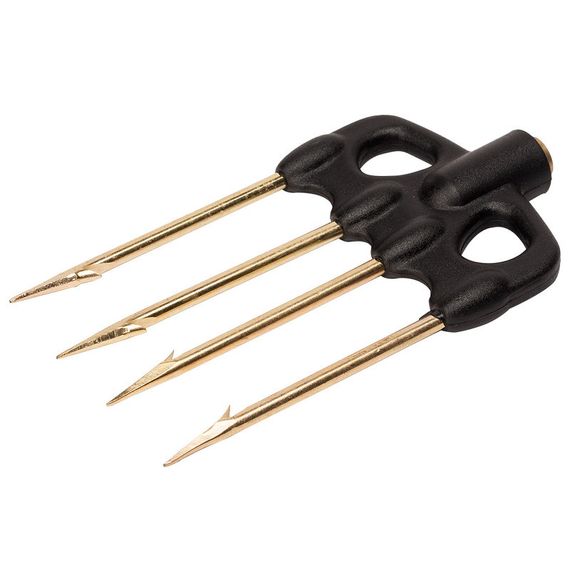 Наконечник четырёхзубец Salvimar облегчённый, ø 3,5 мм