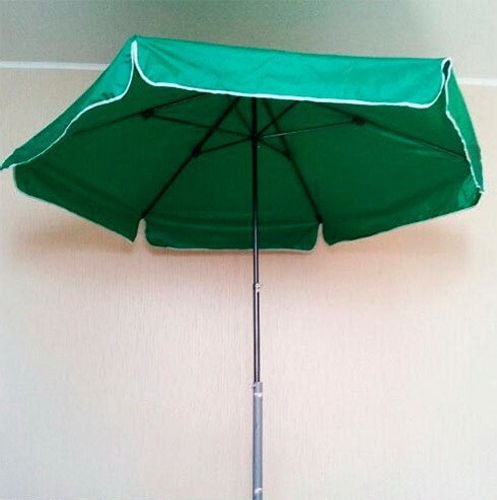Зонт уличный, круглый, 2.4 м, зеленый. особо прочный