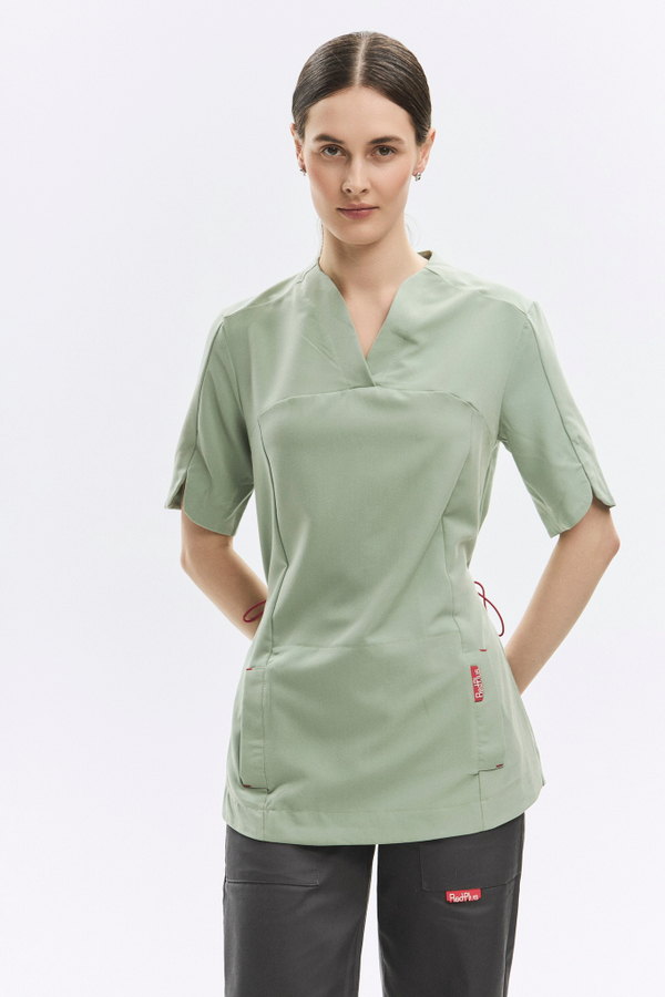 Топ медицинский женский Ньюлук, шалфей