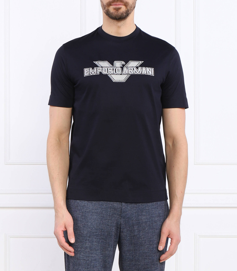 Футболка Emporio Armani - темно-синий(3R1TU8 1JSAZ)