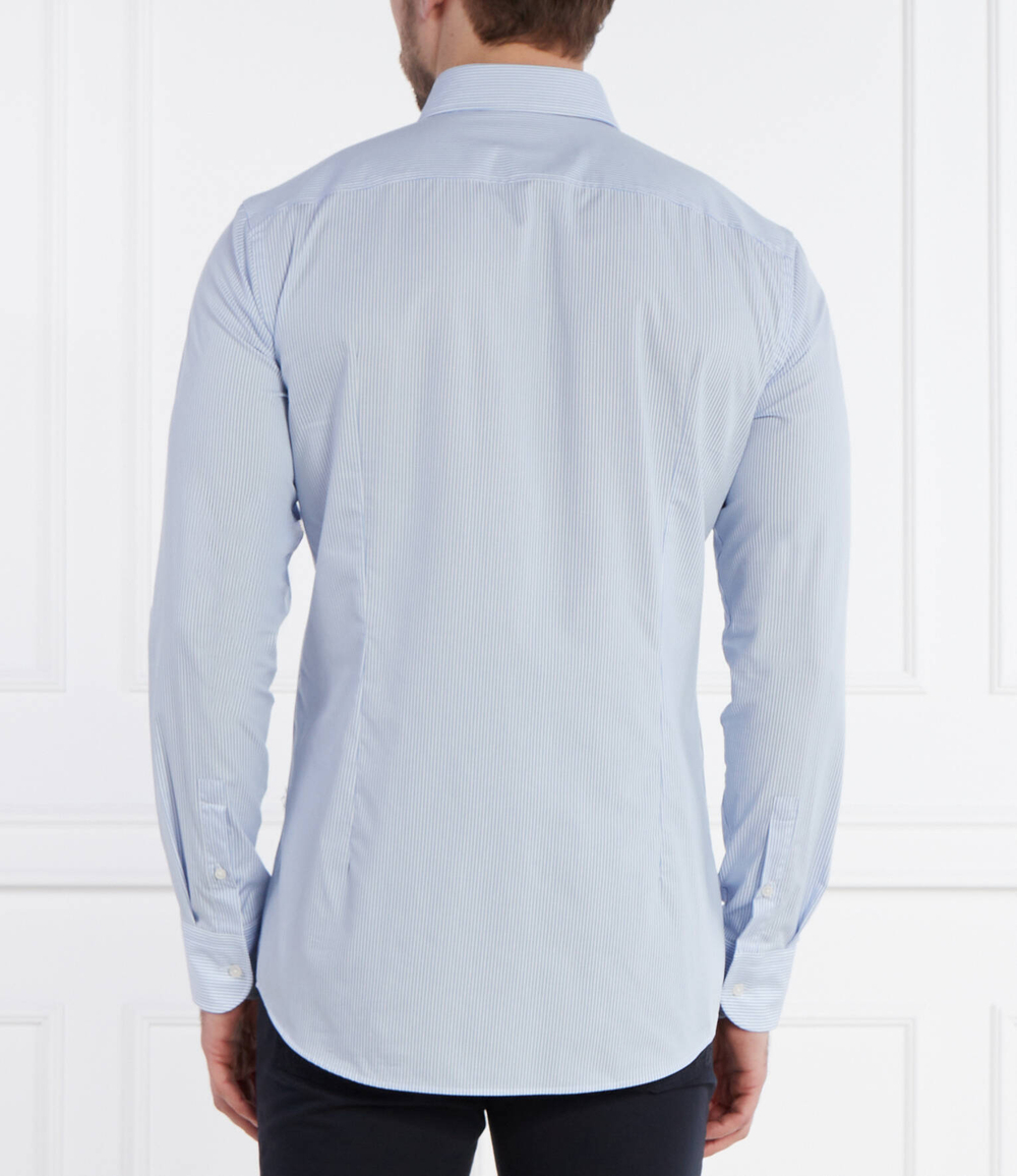 Рубашка H-HANK-kent-C1-214 BOSS BLACK - голубой(50512854)