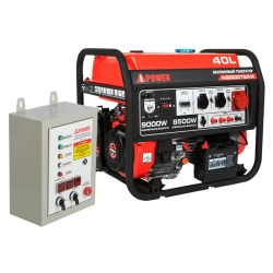 A-iPower A9000TEAX бензиновый генератор с блоком АВР 400В/25А (8 pin) New 20122/29109