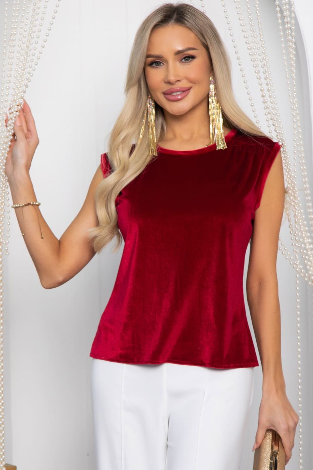 Блуза Сараби (красная) Б14621-47М LT Collection