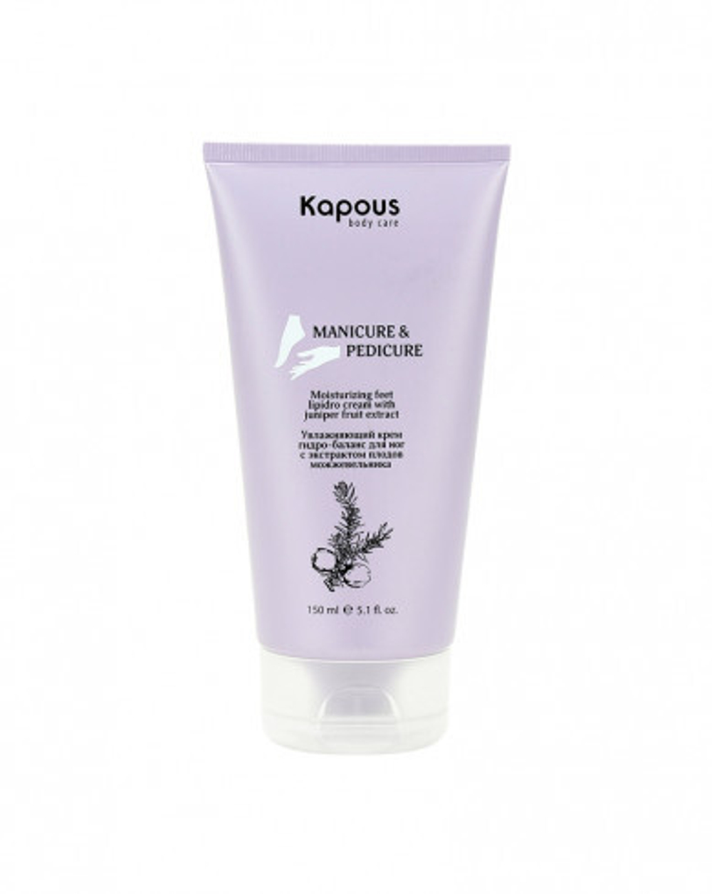 2 Kapous Professional Nails Крем гидро-баланс для ног, увлажняющий  , 150мл