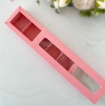 Коробка для 5 конфет РОЗОВАЯ