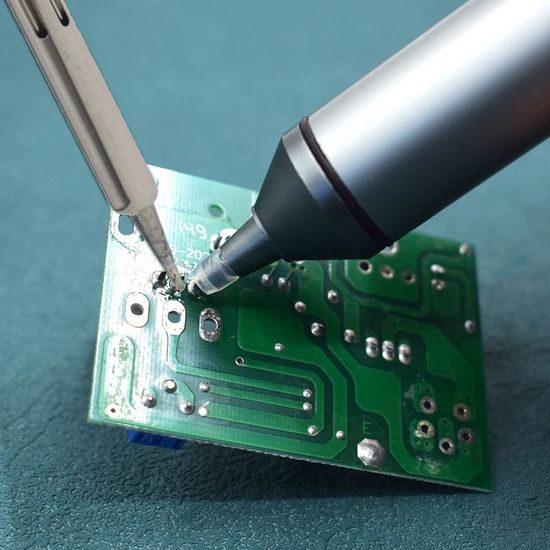 Оловоотсос CJ-138 металлический