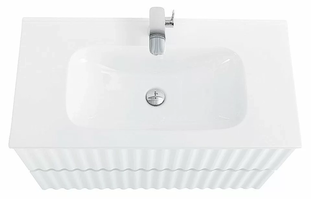 Тумба с раковиной Art&Max ELEGANT 60 белый глянец