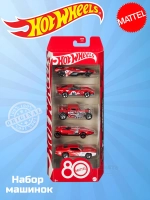 Набор из 5 машинок Хот Вилс 80-летие Mattel JGK08