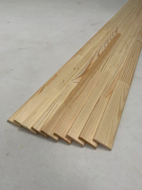Раскладка деревянная, нащельник 6х40х2000 мм., Экстра сорт, 10 шт., сосна сращенная