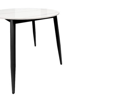 Стол Uni-Form-R.2B SBlack/White Gloss Marble 727*800*800