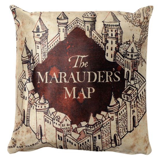Подушка Гарри Поттер Карта мародеров PILLS034