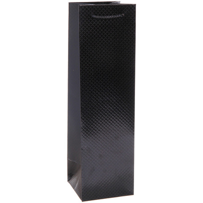 Пакет под бутылку «Блестящий стиль» 11*38*11 см, микс