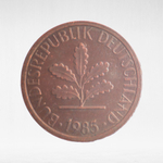Germany, 1 Pfennig, 1985, (Karlsruhe Mint - "G"), VF