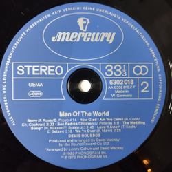 Винтажная виниловая пластинка LP Demis Roussos Man Of The World (Germany 1980) The Wedding Song