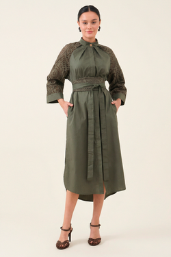 Платье кимоно ажурное