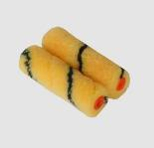 Ролик-мини Полиакрил  Оранж. с черн. пол.   60мм   в упак. 2шт Тигр  /350-0055