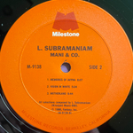 L. Subramaniam ‎– Mani & Co. (США 1986г.)