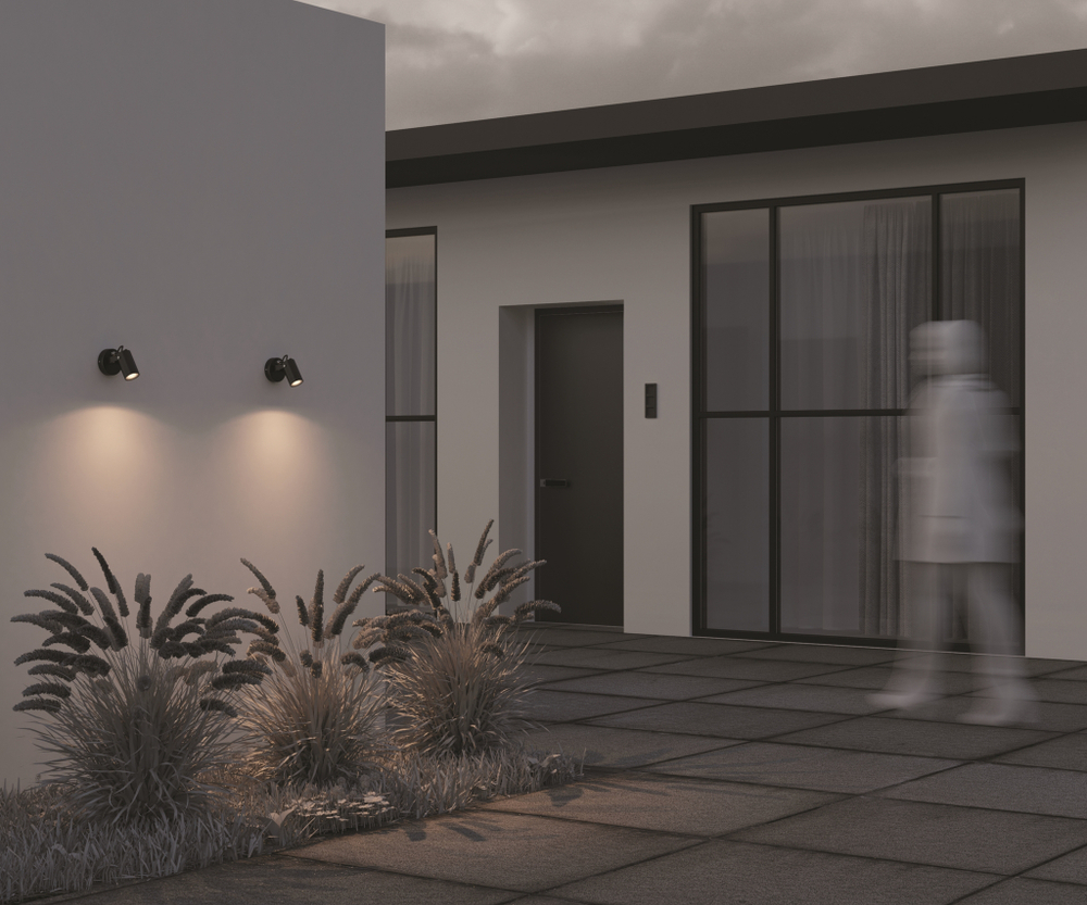 Уличный настенный светильник Maytoni Scope O025WL-01B