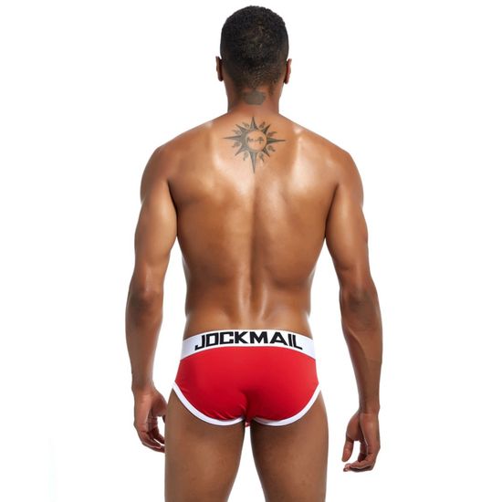 Мужские трусы брифы красные JOCKMAIL JM2032-8