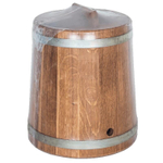 Вертикальный жбан дубовый 3 литра, с деревянным краном
