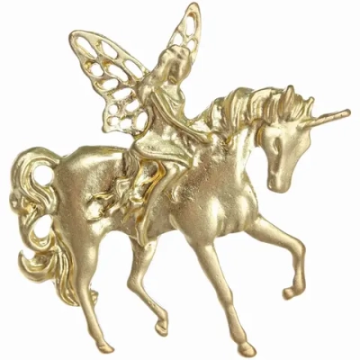 Брошь «Best Podarok - Падающая Звезда», цвет золото, 5*5см