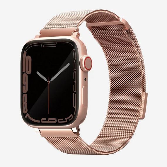Ремешок Uniq Dante Strap Mesh Steel для Apple Watch 42/41/40 мм (40MM-DANRGD) Rose gold