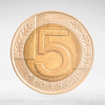 Poland, 5 Zlotys, 2015, VF