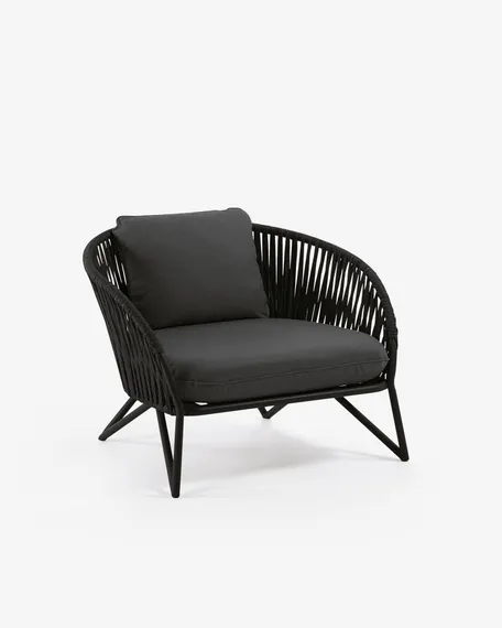Уличное кресло Branzie черное | La Forma | Испания | Купить в Hallberg.ru