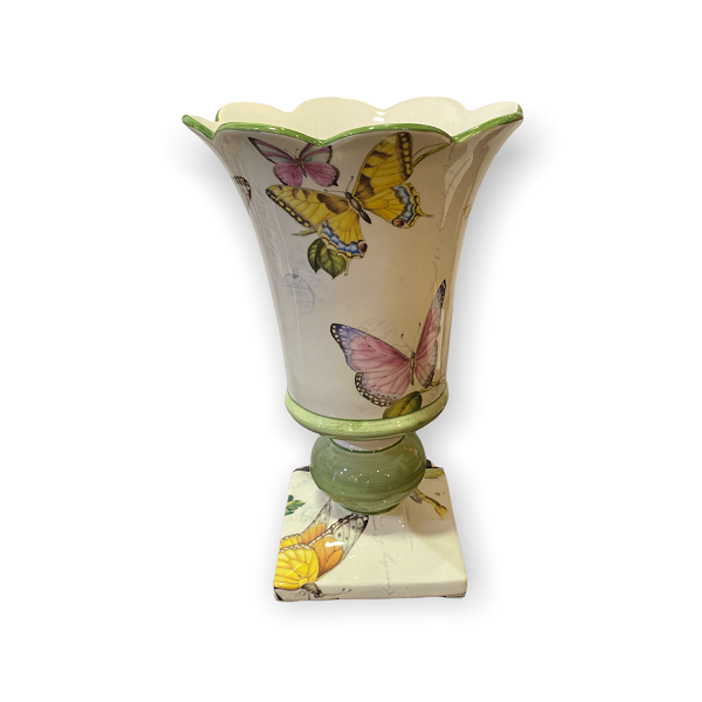 Ваза на ножке Бабочки