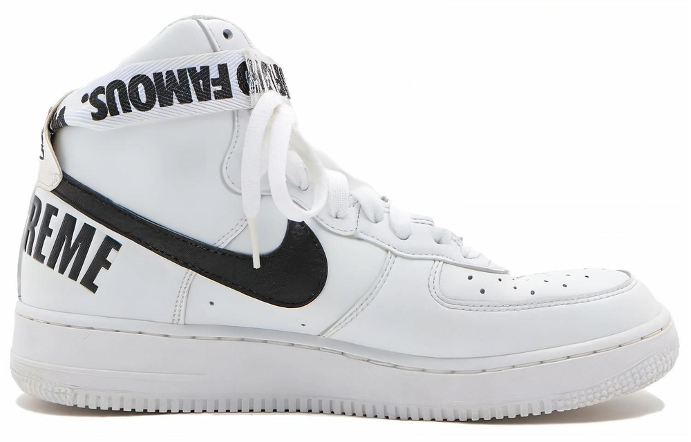 Кроссовки Supreme X Nike Air Force 1 World Famous White