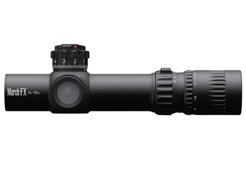 Прицел March-FX 1-10x24 Shorty DR-TR1FB FFP+SFP 34мм (D10SV24FDIMLX DR-TR1FB)