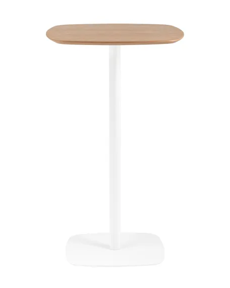 Барный стол Studio, 60х60х103 см, светлое дерево/белый
