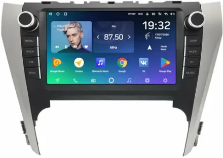 Магнитола Toyota Camry 50 2011-2014 (рамка с крутилками и кнопками) - Teyes SPRO+ на Android 10, ТОП процессор, 4Гб+32Гб, 4G SIM-слот