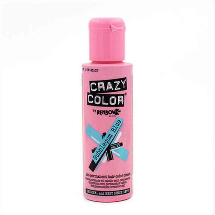 Полуперманентное окрашивание Crazy Color 002281 Nº 63 Bubblegum Blue (100 ml)